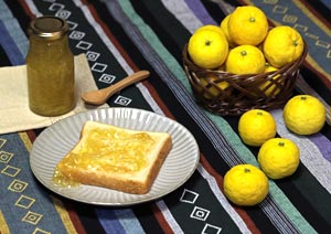 柚子ジャムトーストの料理写真