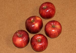 丸かじり林檎 果物の写真の撮り方