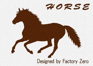 馬のイラスト制作