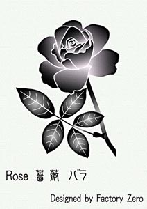 黒薔薇のイラスト制作